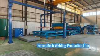 Çit Mesh Panel Kaynak Üretim Hattı